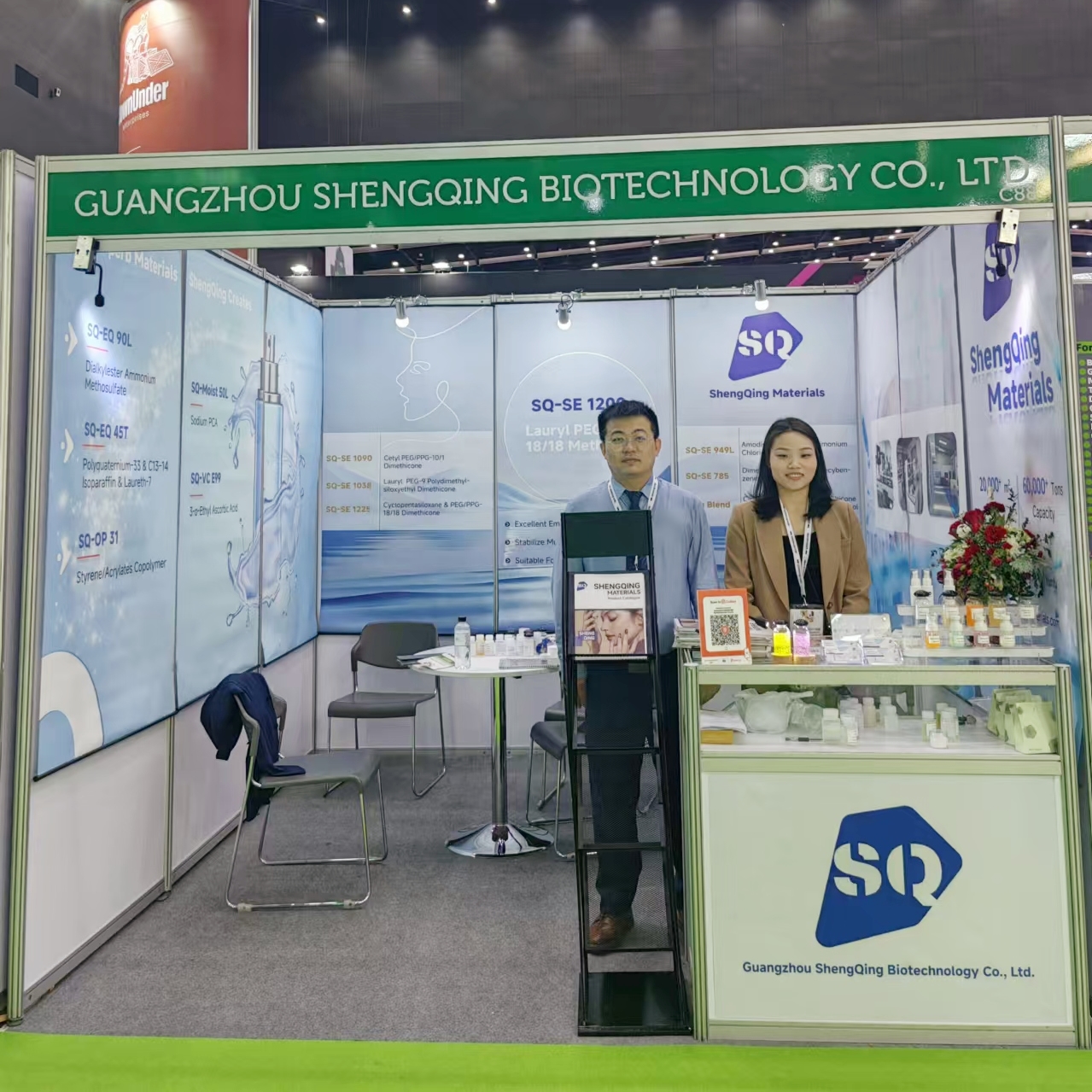 展示会はin-Cosmetics Asiaとともに無事終了しました
